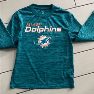 Miami Dolphins kids long sleeve pullover
